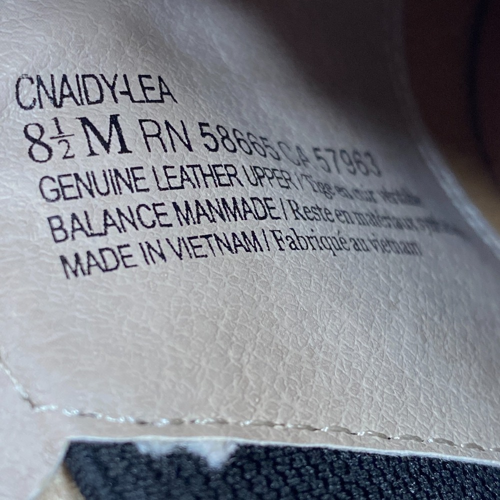 Caslon Aidy Water Resistant Wedge Suede Sneakers Side Zip Women's Size 8.5 Beige - Picture 10 of 11